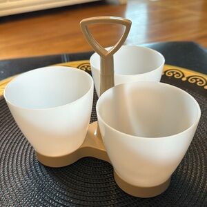 Vintage 757 Tupperware Condiment Caddy